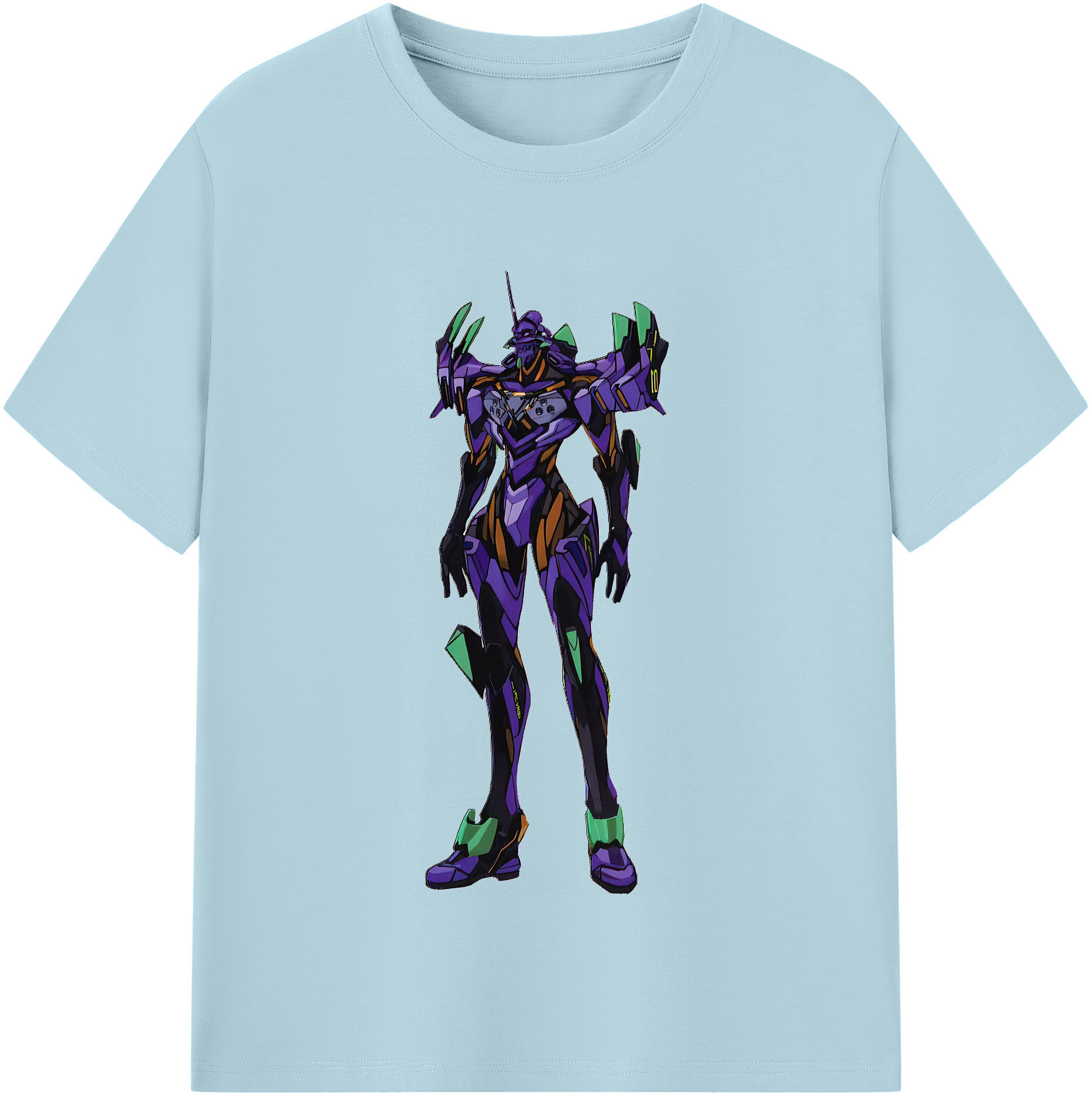 （画像用） EVA 新世紀エヴァンゲリオン 綿100％半袖Tシャツ（フロントプリント）